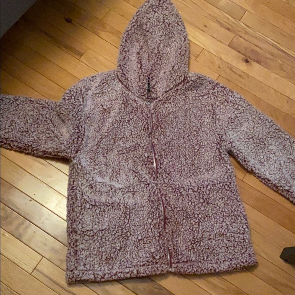 Plush teddy bear coat. Worn once